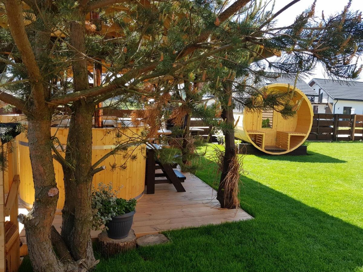 Jastrzębia Góra Behappy Woodhouseヴィラ エクステリア 写真